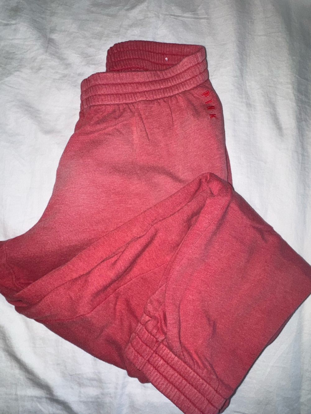 Victoria's Secret PINK Red Cozy Joggers